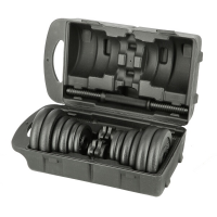 HMS set utega od lijevanog željeza u ONE Fitness STO20 koferu HMS set utega od lijevanog željeza u ONE Fitness STO20 koferu