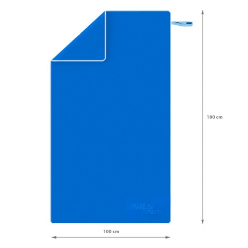 HMS Brzosušeći sportski ručnik NILS aqua NAR12, plavo-sveto plavi 