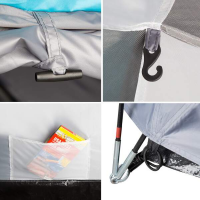 HMS Turistički šator NILS Camp NC6013 Rocker sivi. HMS Turistički šator NILS Camp NC6013 Rocker sivi.