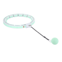 HMS Masažni hula hoop HHW06 s utegom i kontra zelenim HMS Masažni hula hoop HHW06 s utegom i kontra zelenim