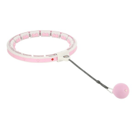 HMS Masažni hula hoop HHW06 s utegom i kontra roza HMS Masažni hula hoop HHW06 s utegom i kontra roza