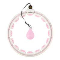 HMS Masažni hula hoop HHW06 s utegom i kontra roza HMS Masažni hula hoop HHW06 s utegom i kontra roza