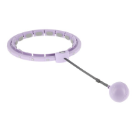 Masažni hula hoop HMS HHW09 s utezima i brojačem ljubičasta Masažni hula hoop HMS HHW09 s utezima i brojačem ljubičasta