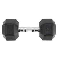 HMS Black šesterokutni jednoručni 10 kg HMS Black šesterokutni jednoručni 10 kg