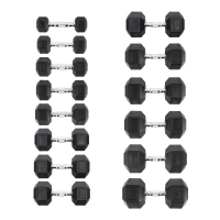 HMS crna šesterokutna bučica 40 kg HMS crna šesterokutna bučica 40 kg