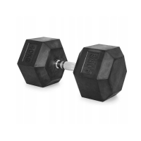 HMS crna šesterokutna bučica 40 kg 