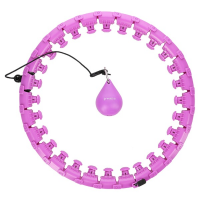HMS Masažni hula hoop HHW12 velika veličina s ljubičastim utezima HMS Masažni hula hoop HHW12 velika veličina s ljubičastim utezima