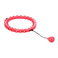 HMS Masažni hula hoop FH01 s utegom crveni HMS Masažni hula hoop FH01 s utegom crveni