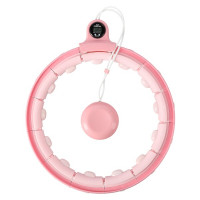 HMS Masažni hula hoop FH02 s utegom i kontra roza HMS Masažni hula hoop FH02 s utegom i kontra roza