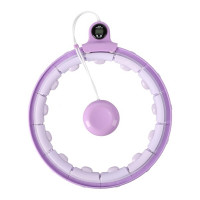 HMS Masažni hula hoop FH02 s utezima i kontra ljubičasta HMS Masažni hula hoop FH02 s utezima i kontra ljubičasta