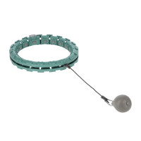 HMS Masažni hula hoop FH03 s utegom i brojačem zelena HMS Masažni hula hoop FH03 s utegom i brojačem zelena