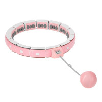 HMS Masažni hula hoop FH06 s utegom i kontra roza HMS Masažni hula hoop FH06 s utegom i kontra roza