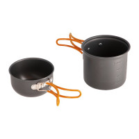 HMS Camping set od 2 lonca i pribora za jelo NILS Camp NC1704 HMS Camping set od 2 lonca i pribora za jelo NILS Camp NC1704