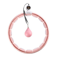 HMS Masažni hula hoop HHM15 s utegom, magnetima i kontra roza HMS Masažni hula hoop HHM15 s utegom, magnetima i kontra roza