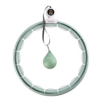 HMS Masažni hula hoop HHM15 s utegom, magnetima i brojačem zeleni HMS Masažni hula hoop HHM15 s utegom, magnetima i brojačem zeleni