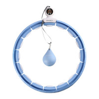 HMS Masažni hula hoop HHM15 s utezima, magnetima i kontra plavi HMS Masažni hula hoop HHM15 s utezima, magnetima i kontra plavi