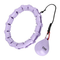 HMS Masažni hula hoop ONE Fitness OHA02 s utezima ljubičaste boje HMS Masažni hula hoop ONE Fitness OHA02 s utezima ljubičaste boje