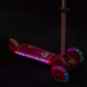 HMS Dječji romobil NILS Fun HLB001 LED roza 