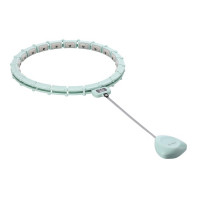 HMS Sada masážní hula hoop HHM14 se závažím a počítadlem a zeštíhlujícího pásu BR163 zelená HMS Sada masážní hula hoop HHM14 se závažím a počítadlem a zeštíhlujícího pásu BR163 zelená