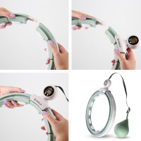 HMS Masažni hula hoop set HHM15 s utegom, magnetima i brojačem te pojasom za mršavljenje BR163 zelena HMS Masažni hula hoop set HHM15 s utegom, magnetima i brojačem te pojasom za mršavljenje BR163 zelena