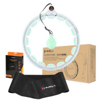HMS Masažni hula hoop set HHW06 s utezima i brojačem i pojasom za mršavljenje BR163 zelena HMS Masažni hula hoop set HHW06 s utezima i brojačem i pojasom za mršavljenje BR163 zelena
