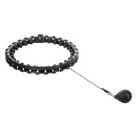 HMS Masažni hula hoop set HHW12 PLUS Veličina s utezima i pojasom za mršavljenje BR163 crna HMS Masažni hula hoop set HHW12 PLUS Veličina s utezima i pojasom za mršavljenje BR163 crna