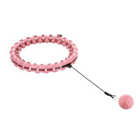 HMS Masažni hula hoop HHW01 s utegom ružičasta HMS Masažni hula hoop HHW01 s utegom ružičasta