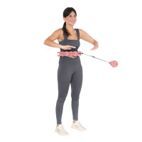 HMS Set masažnog hula hoopa HHW01 s utezima i pojasom za mršavljenje BR163 roza HMS Set masažnog hula hoopa HHW01 s utezima i pojasom za mršavljenje BR163 roza
