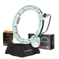 HMS Masažni hula hoop set HHM13 s utegom, magnetima i brojačem te pojasom za mršavljenje BR163 zelena HMS Masažni hula hoop set HHM13 s utegom, magnetima i brojačem te pojasom za mršavljenje BR163 zelena