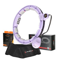 HMS Masažni hula hoop set HHM13 s utezima, magnetima i brojačem i pojasom za mršavljenje BR163 ljubičasta HMS Masažni hula hoop set HHM13 s utezima, magnetima i brojačem i pojasom za mršavljenje BR163 ljubičasta