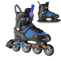 HMS Klizaljke NILS Extreme NH18188A 2u1 crno-narančaste