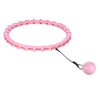 HMS Masažni hula hoop HHW11 PLUS SIZE s utegom ružičasta HMS Masažni hula hoop HHW11 PLUS SIZE s utegom ružičasta