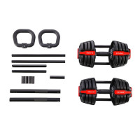 HMS Jednoručna / dvoručna varijabilna šipka SGR18 PRO SET 3u1 40 kg. HMS Jednoručna / dvoručna varijabilna šipka SGR18 PRO SET 3u1 40 kg.