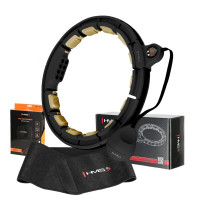 HMS Masažni hula hoop set HHM13 s utegom, magnetima i brojačem i pojasom za mršavljenje BR163 crni HMS Masažni hula hoop set HHM13 s utegom, magnetima i brojačem i pojasom za mršavljenje BR163 crni
