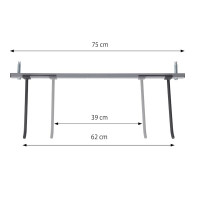 HMS Zidni držač za klub strunjače STR30 HMS Zidni držač za klub strunjače STR30