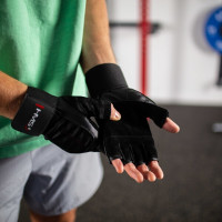 HMS Fitness rukavice RST04 crne.