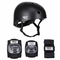 MR290+H230 CRNA KACIGA VELIČINE M SA NILS EXTREME PROTECTORIMA MR290+H230 CRNA KACIGA VELIČINE M SA NILS EXTREME PROTECTORIMA