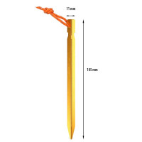 HMS NILS Camp NC1726 Set klinova za šator i zateznog užeta 