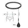 HMS Sada černé masážní Hula Hoop se závažím HHW11 a zeštíhlujícího bederního pásu BR163 PLUS SIZE HMS Sada černé masážní Hula Hoop se závažím HHW11 a zeštíhlujícího bederního pásu BR163 PLUS SIZE