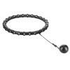 HMS Sada černé masážní Hula Hoop se závažím HHW11 a zeštíhlujícího bederního pásu BR163 PLUS SIZE HMS Sada černé masážní Hula Hoop se závažím HHW11 a zeštíhlujícího bederního pásu BR163 PLUS SIZE