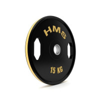 HMS Set gumiranih olimpijskih utega TOG15 2 x 15 kg HMS Set gumiranih olimpijskih utega TOG15 2 x 15 kg