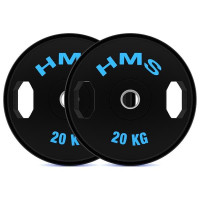 HMS gumirane olimpijske ploče za utege TOG20 2x20 kg