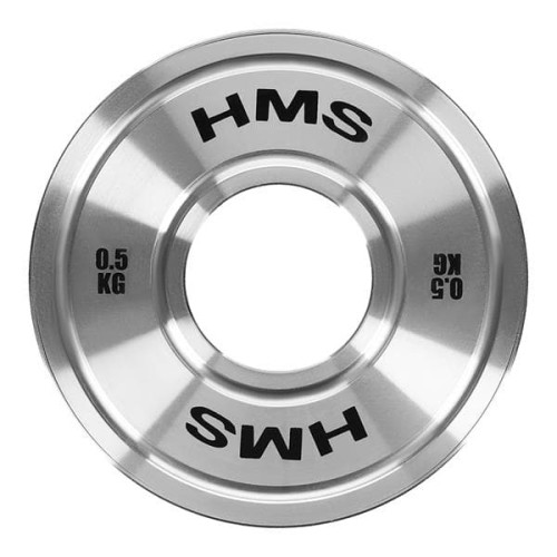 HMS čelični olimpijski disk TOS05 0,5 kg HMS čelični olimpijski disk TOS05 0,5 kg