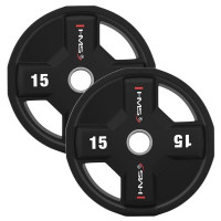 HMS Olimpijski poliuretanski diskovi TPC set 2x2,5 - 25 kg 