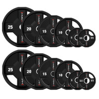 HMS Olimpijski poliuretanski diskovi TPC set 2x2,5 - 25 kg HMS Olimpijski poliuretanski diskovi TPC set 2x2,5 - 25 kg