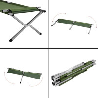 HMS Sklopiva ležaljka/krevet za kampiranje NILS Camp 200 cm HMS Sklopiva ležaljka/krevet za kampiranje NILS Camp 200 cm