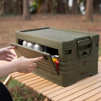 HMS Plastična sklopiva kutija za pohranu s poklopcem NILS Camp 32L HMS Plastična sklopiva kutija za pohranu s poklopcem NILS Camp 32L