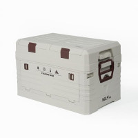 HMS Sklopiva kutija za pohranu s poklopcem i pretincima 42L, siva HMS Sklopiva kutija za pohranu s poklopcem i pretincima 42L, siva