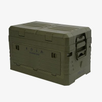 HMS Sklopiva kutija za pohranu s poklopcem i pretincima 42L, zelena HMS Sklopiva kutija za pohranu s poklopcem i pretincima 42L, zelena