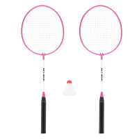 HMS Set od 2 reketa za badminton i najlonske loptice NILS NRZ001 roza HMS Set od 2 reketa za badminton i najlonske loptice NILS NRZ001 roza